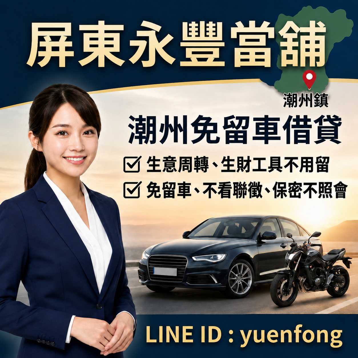 竹田借錢推薦-永豐當舖手機LINE線上諮詢快速領現
