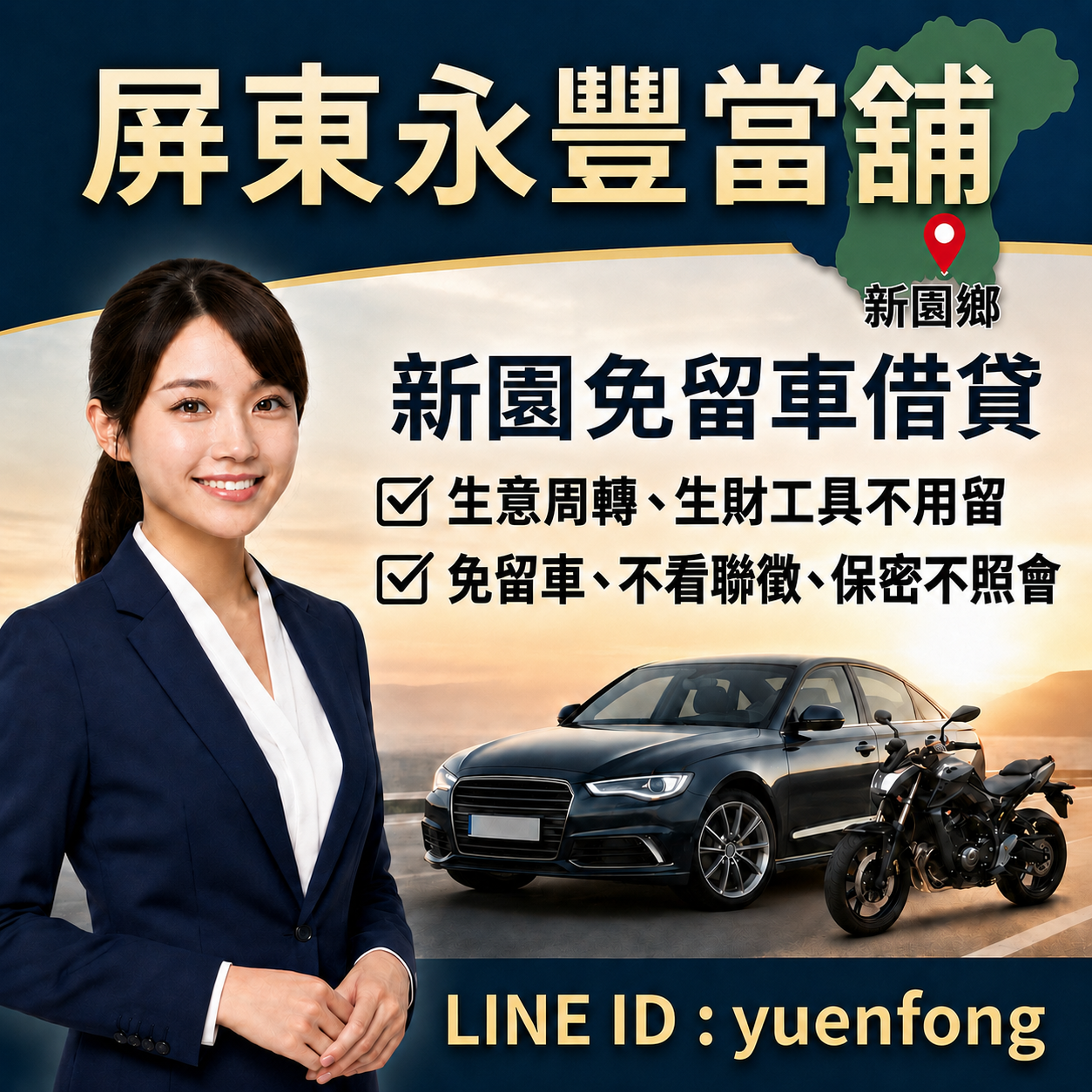 新園借錢推薦-永豐當舖手機LINE線上諮詢快速領現