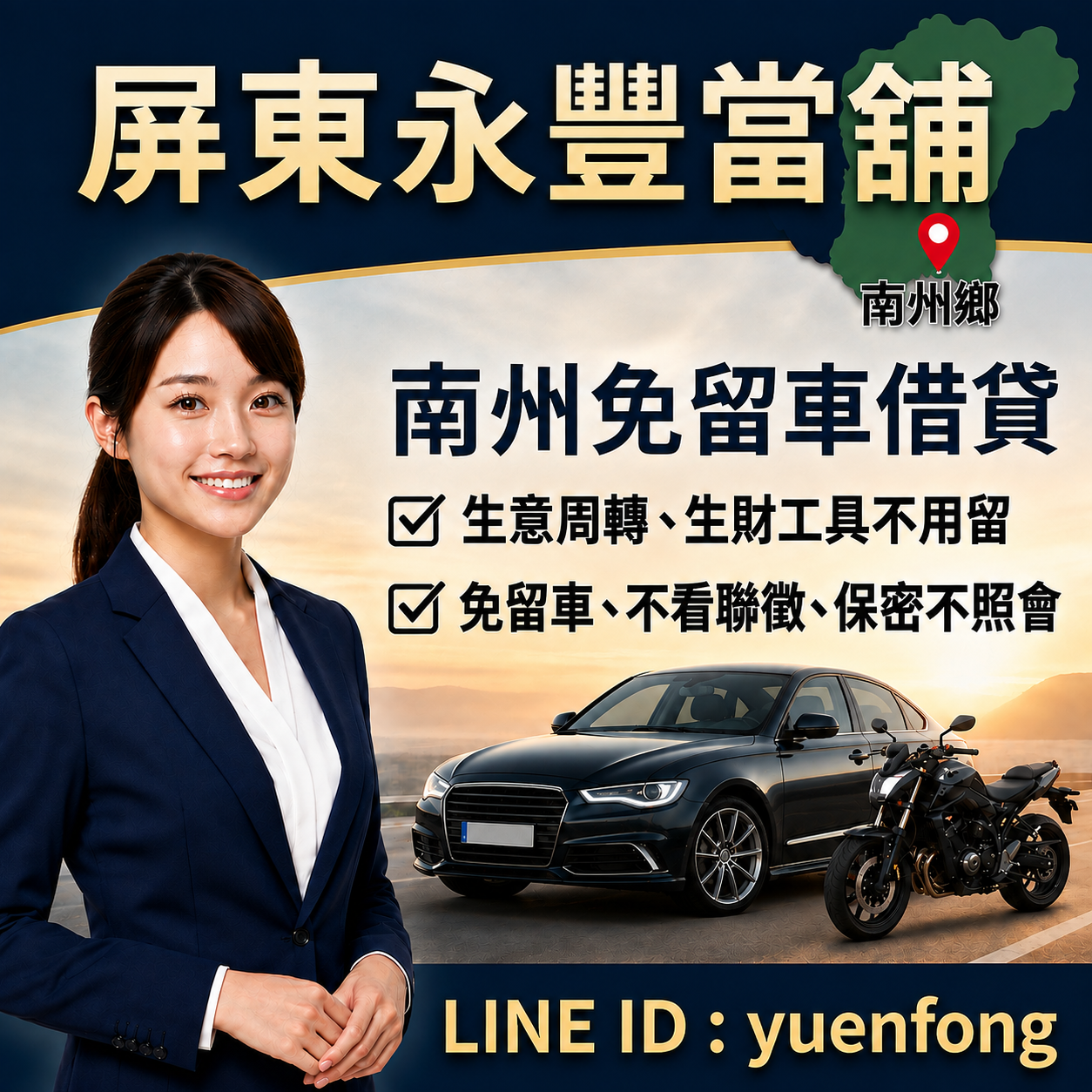南州借錢推薦-永豐當舖手機LINE線上諮詢快速領現