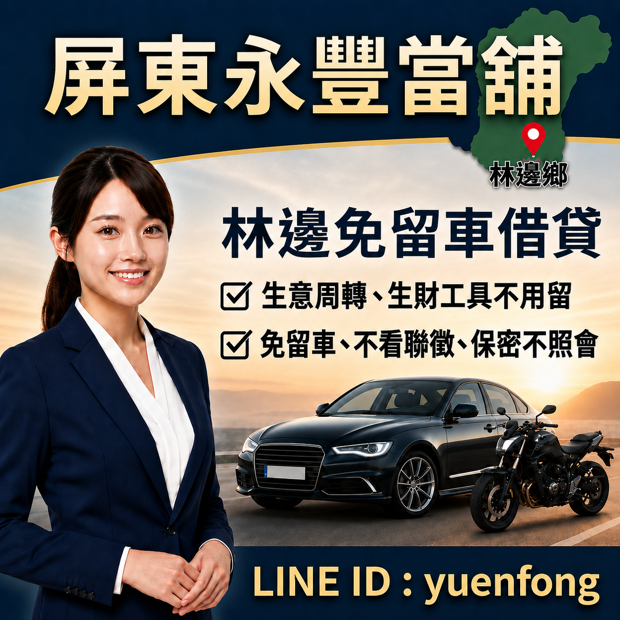 林邊借錢推薦-永豐當舖手機LINE線上諮詢快速領現